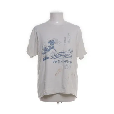 T-shirt (Hvid, Blå) fra A.P.O.H