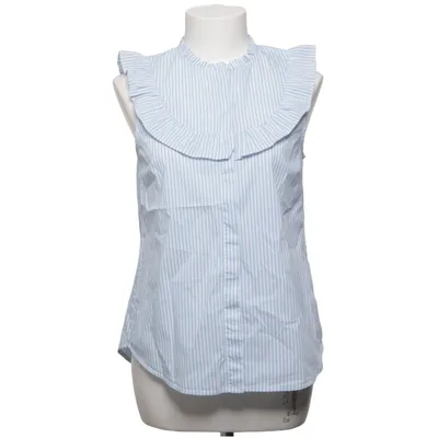 Top (Blue, White) from H&M Modern Classic Cotton, Polyamide, Elastane