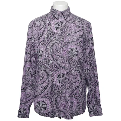 Hemd (Lila, Schwarz, Weiß) von Robert Graham Baumwolle, Modal, Polyester