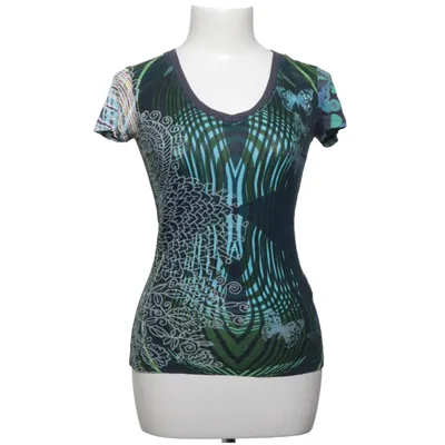 T-shirt (Grijs, Meerkleurig, Groen) van Desigual Viscose
