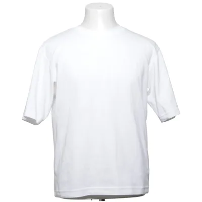 T-shirt (Blanc) de Uniqlo U Coton, Élasthane, Polyester recyclé