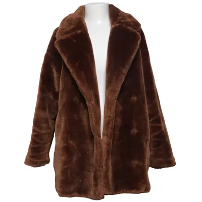 Vinterjacka (Brun) från Monki Pälsimitation, Polyester