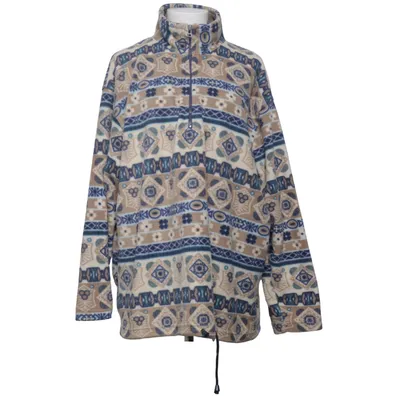 Fleece sweater (Beige, Blue, Multicolored) from Giani Feroti Polyester