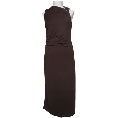 Robe longue (Marron) de City Élasthane, Polyester
