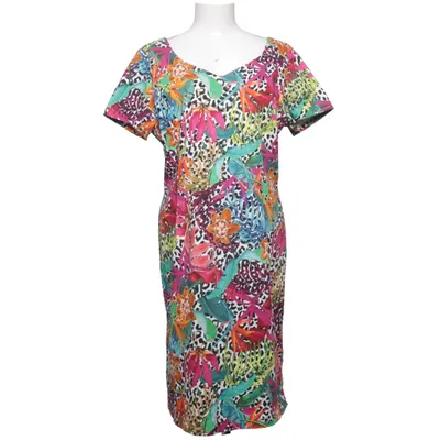 Dress (Multicolored) from Allison Cotton, Elastane