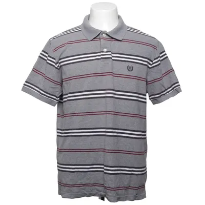 Poloshirt (Grau, Weiß, Rot) von Chaps Baumwolle
