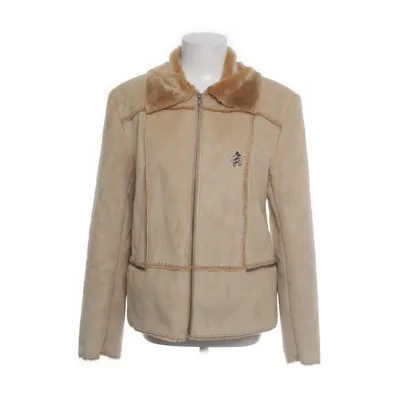 Shearling jas (Geel) van Donaldson Polyester, Acryl