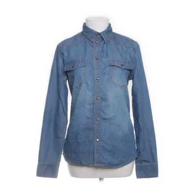 Denim shirt (Blue) from Outfitters Nation Cotton, Polyester