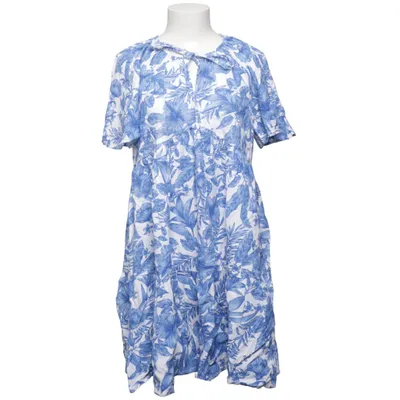 Dress (Blue, White) from Anko Linen, Viscose