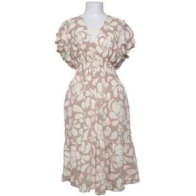 Långklänning (Beige, Vit, Flerfärgad) från Fashion Elastan, Viskos