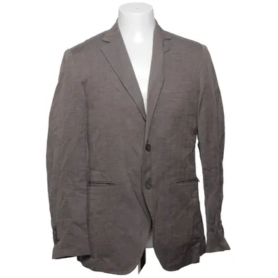Blazer (Brown) from Massimo Dutti Acetate, Cotton, Linen, Viscose