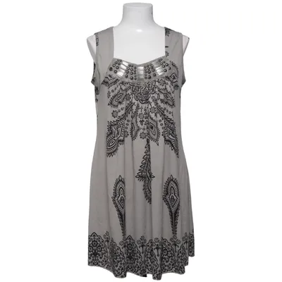 Dress (Beige, Black) from Elissa Elastane, Polyester