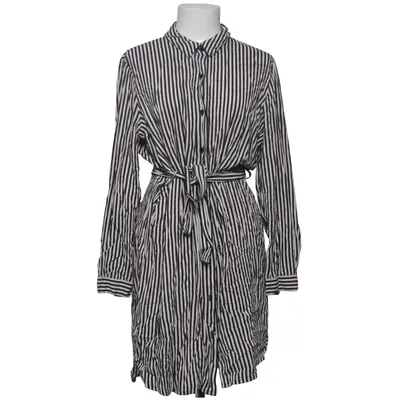 Shirt dress (Black, White) from MyWear Woman Viscose