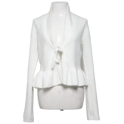 Cardigan cache-cœur (Blanc) de Nelly Acrylique, Élasthane, Polyester recyclé