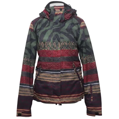 Ski jacket (Red, Green, Brown, Multicolored) from Roxy Acrylic, Polyester