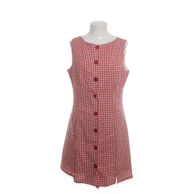 Jurk (Beige, Rood) van Rihoas Katoen, Polyester
