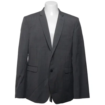 Blazer (Gray) from Bläck Polyester, Viscose, Wool