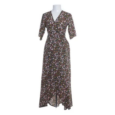 Wrap dress (Black, Multicolored) from Lala Polyester