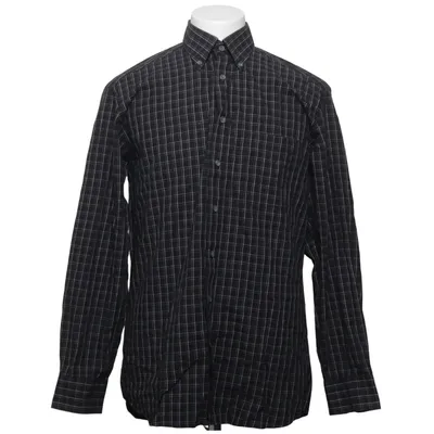 Buttondownskjorte (Sort, Hvid) fra Lorenzo Calvino