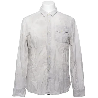 Shirt (Beige) from AllSaints Spitalfields Cotton