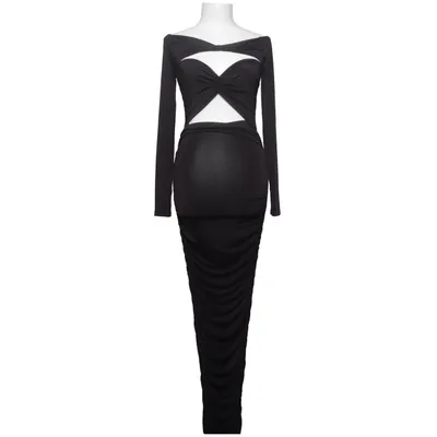 Maxikleid (Schwarz) von Fashion Nova Elasthan, Polyester