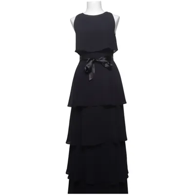 Aftenkjole (Sort) fra Young Couture by Barbara Schwarzer Acetat, Polyester