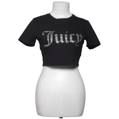 Crop top (Noir) de Juicy Couture Coton, Élasthane