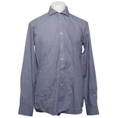 Shirt (Blue, White) from John Henric Cotton