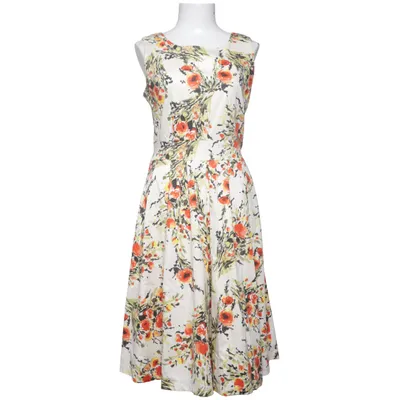 Dress (White, Multicolored) from Stella Morgan Cotton, Elastane