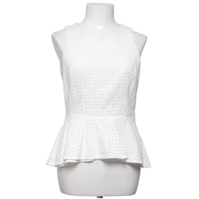 Peplumtopp (Vit) från H&M Conscious Collection Ekologisk bomull