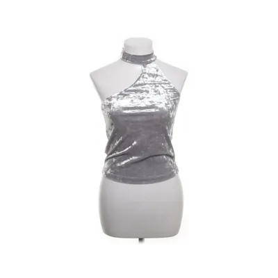 Halternecktopp (Grå) från Mango Casual Elastan, Polyester