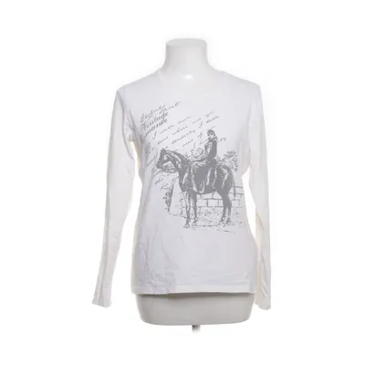 Långärmad t-shirt (Vit) från Global Bomull, Elastan
