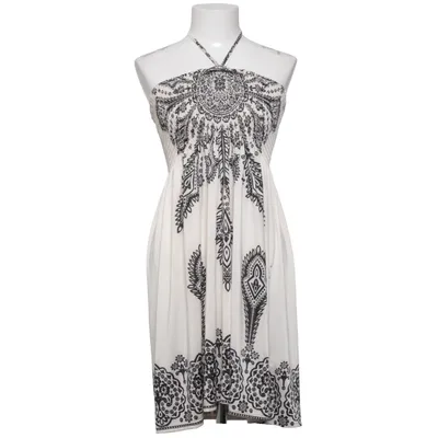 Halterneck dress (White, Black) from Conos Elastane, Polyester