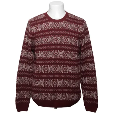 Christmas sweater (Red, Beige) from Topman Acrylic
