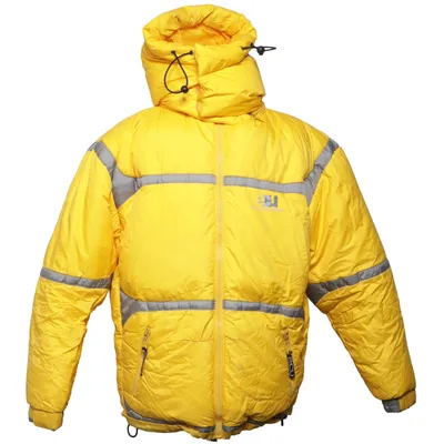 Vinterjacka (Gul, Grå) från Homeboy Dun, Fjädrar, Polyamid, Polyester