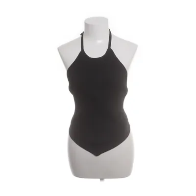 Haltertop (Zwart) van Ganni Viscose, Polyamide, Elastaan