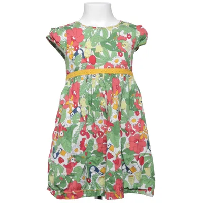 Klänning (Grön, Flerfärgad) från Polarn O. Pyret Bomull