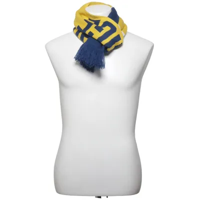 Scarf (Yellow, Blue, White) from Bauhaus Acrylic