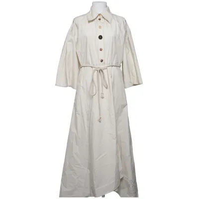Maxikjole (Beige) fra Twinset Actitude Bomuld, Linned