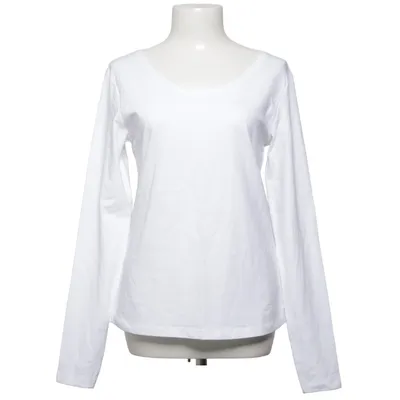 Langarmshirt (Weiß) von Ellen New York Elasthan, Bio-Baumwolle