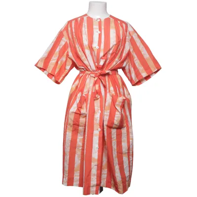 Skjortklänning (Orange, Vit) från Marimekko Bomull