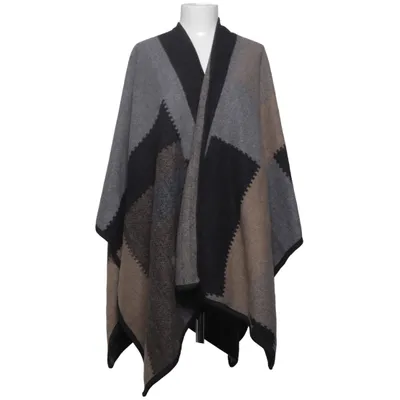 Poncho (Svart, Grå, Brun) från Dansk Smykkekunst Akryl