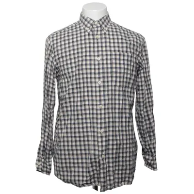 Buttondown-skjorta (Blå, Beige, Grön) från Beretta Bomull