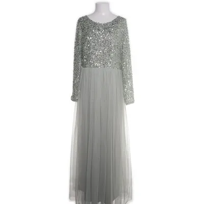 Evening gown (Green) from Maya Deluxe Polyester