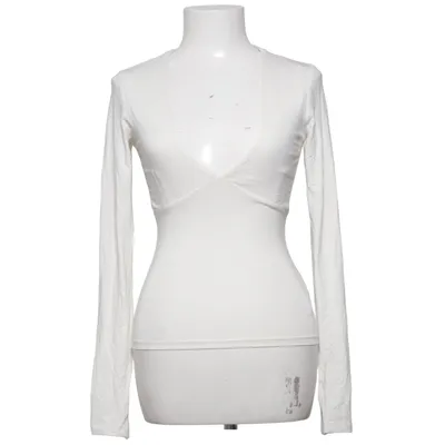 Top (Hvid) fra Gina Tricot Elastan, Viscose