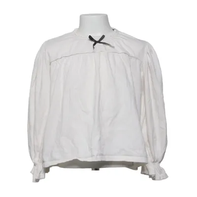 Blus (Vit) från H&M Bomull, Elastan, Polyester