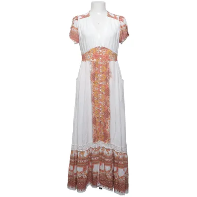 Maxi jurk (Wit, Meerkleurig) van Jaase Viscose