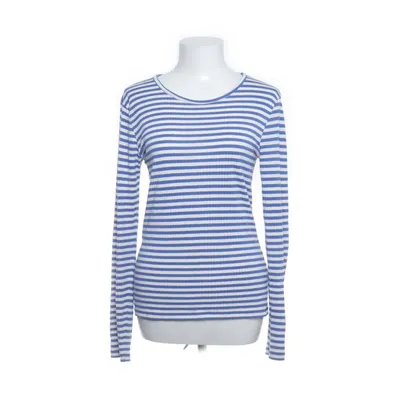 Lange mouwen shirt (Blauw, Meerkleurig) van Pieces Elastaan, Polyester, Viscose