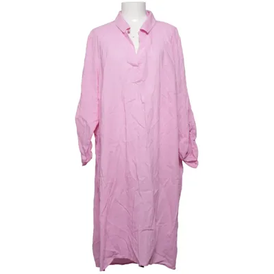 Skjortekjole (Pink) fra Zizzi Bomuld, Linned
