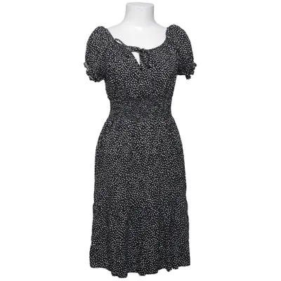 Dress (Black, White) from Comeng Viscose